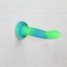 Светящийся в темноте фаллоимитатор ADDICTION Rave 8″ Glow in the Dark Dildo Blue Green, 20,3 см photo 6