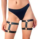 Гартеры на ногу из натуральной кожи Art of Sex - Kristina Leg Garters (2 шт) photo 2