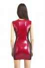 Латексное платье с прозрачными вставками по бокам Latex Dress With Transparent Sides photo 2