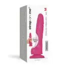 Реалистичный фаллоимитатор Strap-On-Me Sliding Skin Realistic Dildo Fuchsia - M, эффект подвижной photo 6