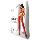 Открытый бодистокинг Passion BS080 red photo 5