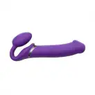 Безремневой страпон с вибрацией Strap-On-Me Vibrating Violet XL, диаметр 4,5см, пульт ДУ, регулируем photo 6