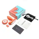 Вибропробка и массажер простаты 2-в-1 KissToy Gordon Orange с пультом ДУ, гибкая ножка photo 10