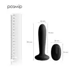 Анальная пробка с вибрацией и подогревом, пульт ДУ Svakom Primo Black photo 2