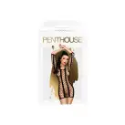 Мини-платье Penthouse Bedtime Surprise XL Black, крупная сетка, рукава, вертикальные вставки photo 3