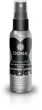 Спрей для тела с блестками DONA Shimmer Spray Silver (60 мл) photo 1