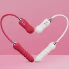 Пульсатор с вакуумным стимулятором Kistoy Cathy White на гибкой сцепке photo 7