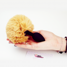 Силиконовая анальная пробка с хвостиком 7.5смХ2.7см photo 3