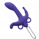 Стимулятор -3 Way Vibrating Silicone Stimulator 3 Way 17.7х3.3 см. photo 2