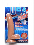 8 Inch Ultra Real Dual Layer Suction Cup Dildo - Medium Skin Tone - фаллоимитатор 18х5 см. photo 5