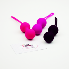 Силиконовые вагинальные шарики со смещенным центром тяжести Bolas, 7смХ3см  photo 3