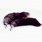 Анальная пробка Horny Kitten с пушистым хвостиком, 47 см  photo 8