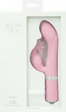 Роскошный вибратор PILLOW TALK - Kinky Pink с кристаллом Сваровски photo 8