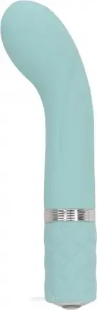 Роскошный вибратор PILLOW TALK - Racy Teal с кристаллом Сваровски photo 1