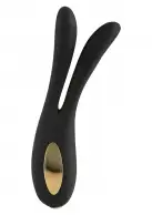 ToyJoy Lovelight Flare Bunny - вибратор для двойной стимуляции , черный photo 1