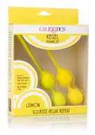 Scala Kegel Training Set Lemon вагинальные шарики, 9.5х3.25 см photo 7