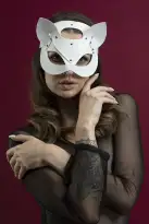 Маска кошки Feral Fillings - Catwoman Mask белая photo 1