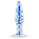 Стеклянная анальная пробка с внутренней спиралью Gildo Glass Buttplug No. 23 photo 1